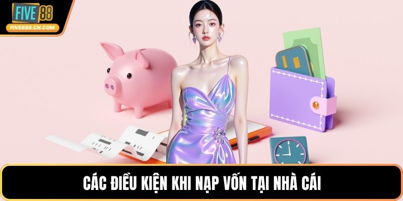 Nạp Tiền FIVE88 - Hướng Dẫn Giao Dịch Nhanh Chóng Các điều kiện khi nạp vốn tại nhà cái